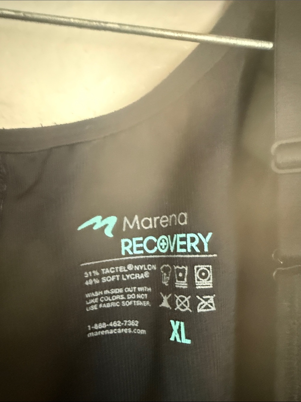 Marena recovery Black Full-Body Shaping Jumpsuit post surgery compression  XL - Picture 4 of 9